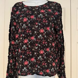 BP Black and Pink Relaxed Fit Blouse